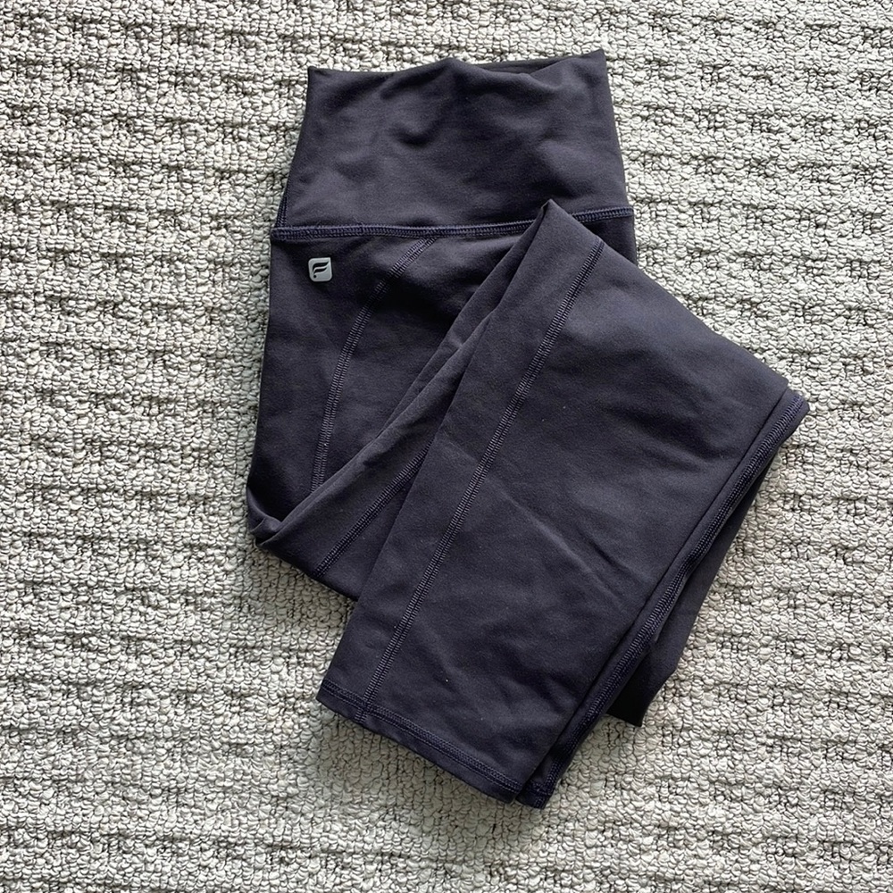 Purple fabletics leggings. Worn twice. Tag cut out but a size large